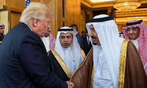 ഇരു രാജ്യങ്ങൾക്കുമിടയിൽ ബന്ധം കൂടുതൽ ശക്തമാകട്ടെ; ട്രംപിന് അഭിനന്ദന സന്ദേശമയച്ച് സൗദി ഭരണാധികാരികൾ