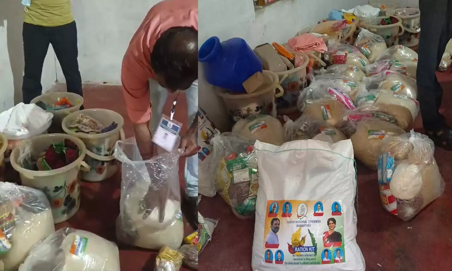 Food kits with pictures of Rahul Gandhi and Priyanka Gandhi were seized from the Wayanad Tholpetty, Wayanad by-poll 2024, Wayanad by-election 2024 Food kits with pictures of Rahul Gandhi and Priyanka Gandhi were seized from the Wayanad Tholpetty, Wayanad by-poll 2024, Wayanad by-election 2024