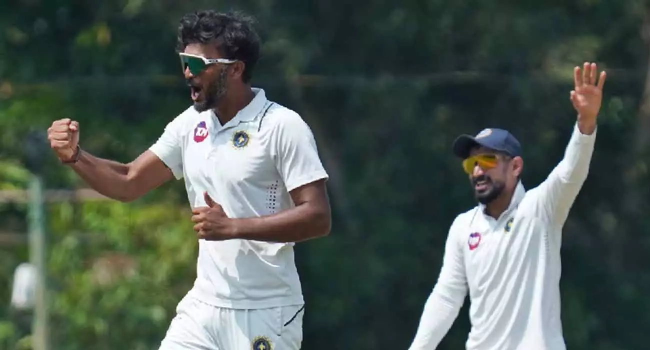 Half Centuries for Sachin Baby and Salman Nizar; Kerala leads by 178 runs in Ranji Trophy Half Centuries for Sachin Baby and Salman Nizar; Kerala leads by 178 runs in Ranji Trophy