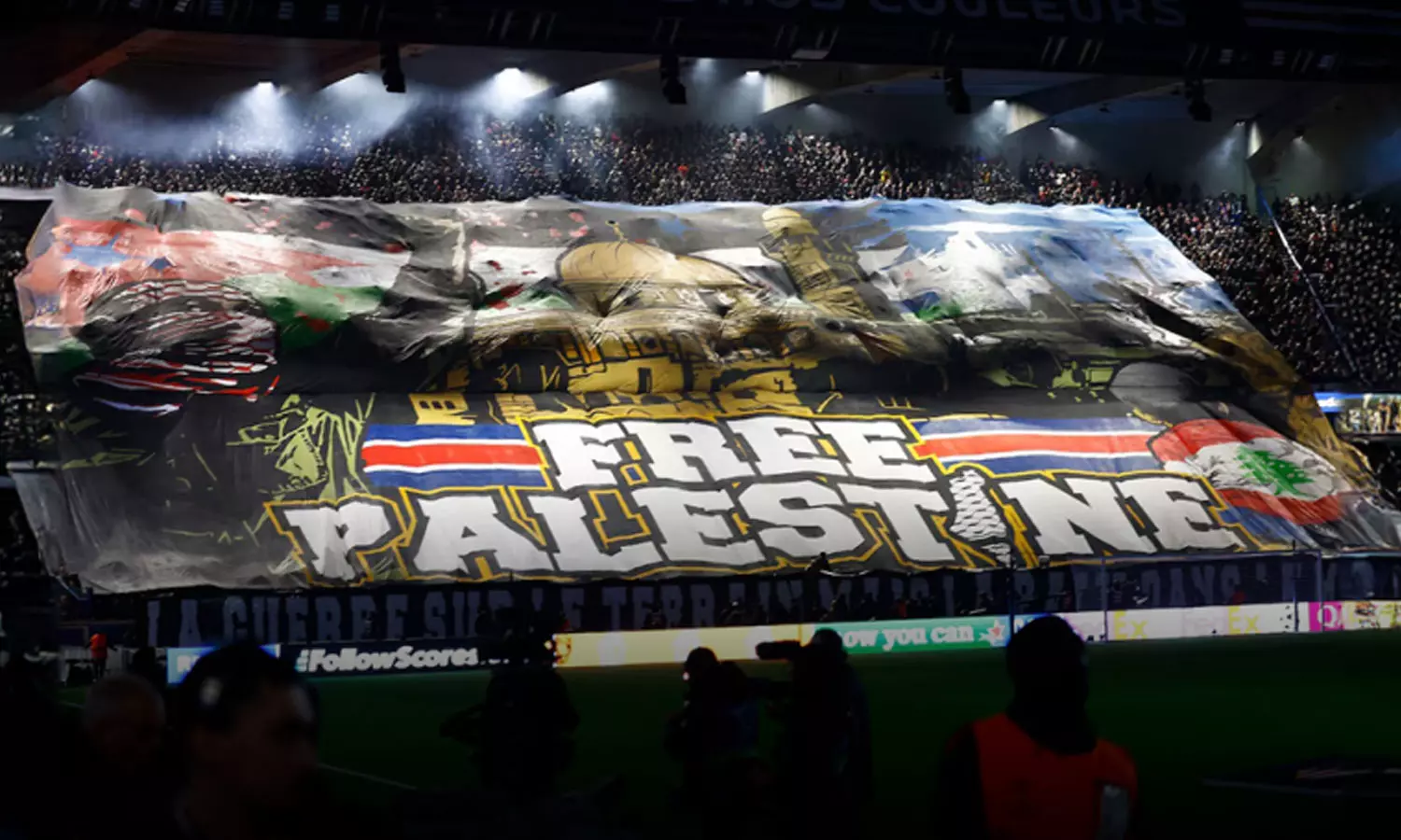 ആ ബാനറിന് എന്താണ് പ്രശ്‌നം? പി.എസ്.ജി ആരാധകര്‍ ഉയര്‍ത്തിയ ഫലസ്തീൻ അനുകൂല ബാനറിൽ നടപടിയില്ലെന്ന് യുവേഫ