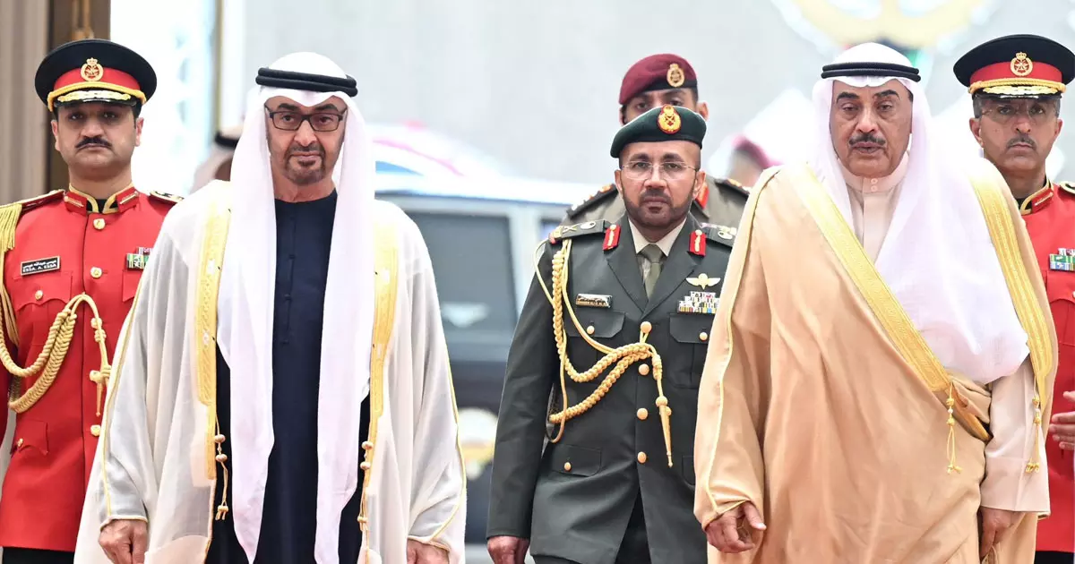 UAE President in Kuwait UAE President in Kuwait