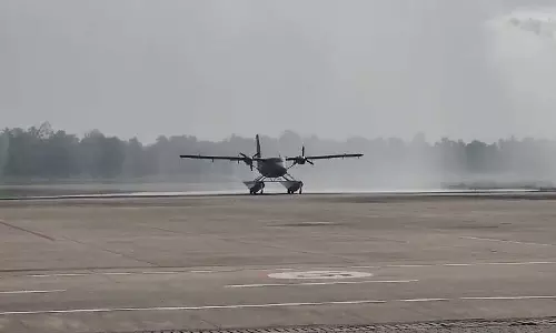 First seaplane lands at Kochi airport