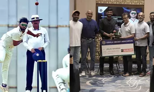 6000 runs and 400 wickets in Ranji Trophy; KCA honors Jalaj Saxena