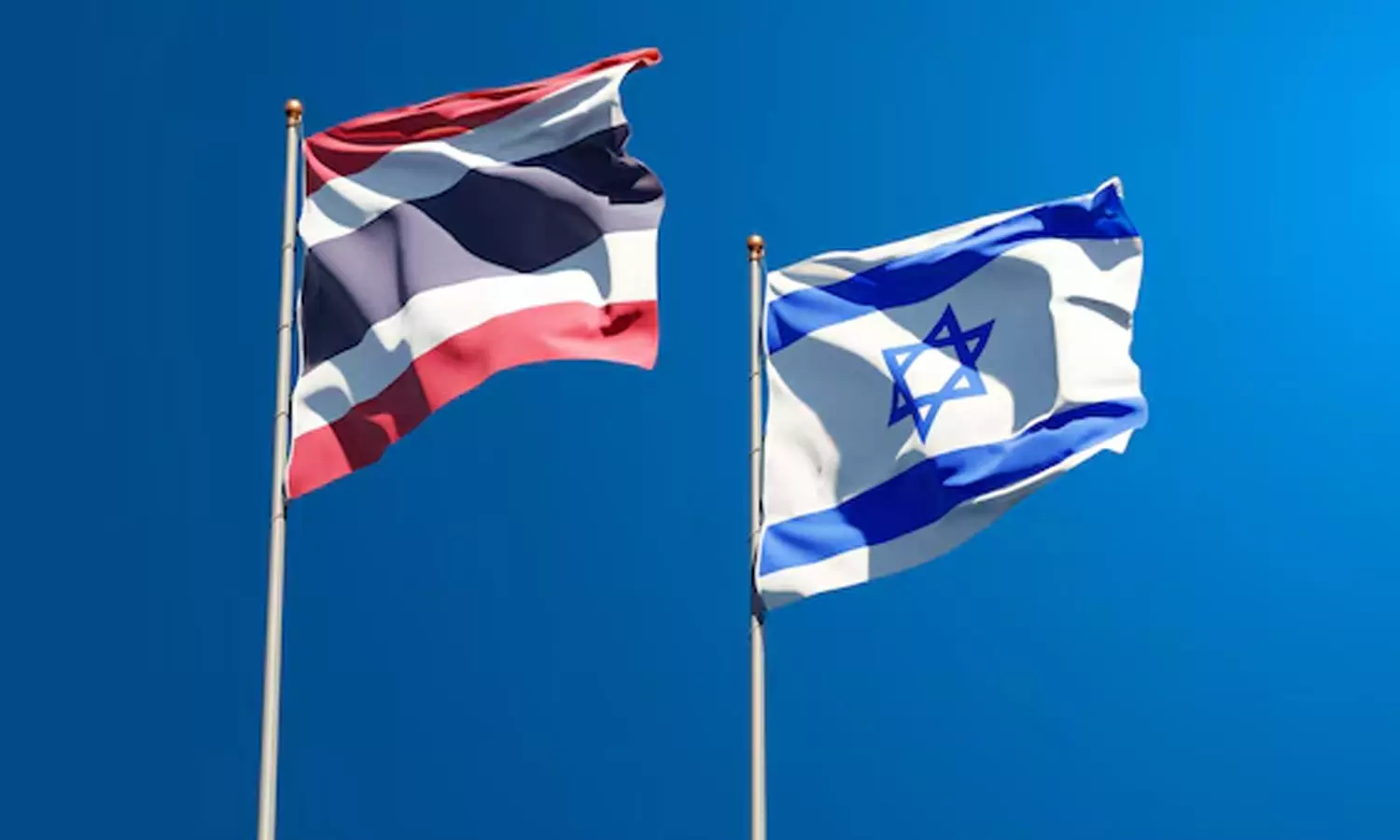 thailand and israel flag