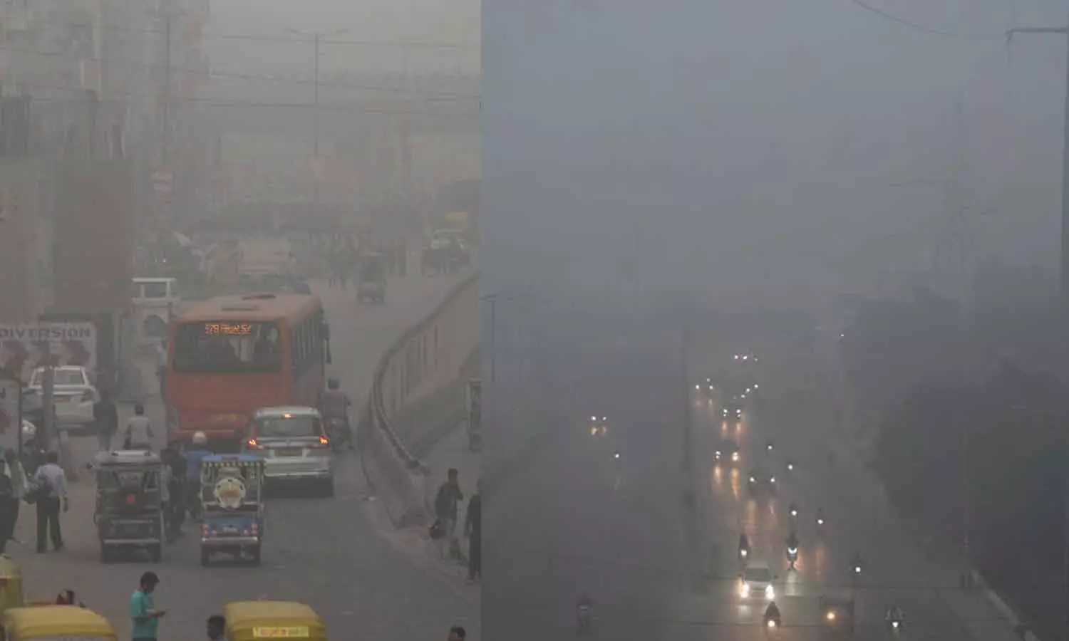 ഡൽഹിയിലെ വായുനിലവാരം ഗുരുതരാവസ്ഥയിലേക്ക്; വിമാനങ്ങൾ വഴിതിരിച്ചുവിട്ടു ഡൽഹിയിലെ വായുനിലവാരം ഗുരുതരാവസ്ഥയിലേക്ക്; വിമാനങ്ങൾ വഴിതിരിച്ചുവിട്ടു