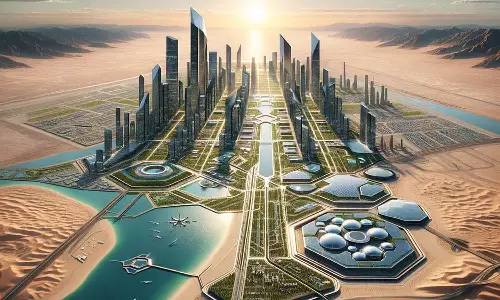 ദി ലൈൻ പദ്ധതി ആദ്യഘട്ടത്തിന് തുടക്കം