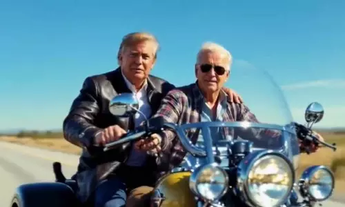 പാട്ടും ഡാൻസുമായി ട്രംപും ബൈഡനും; വൈറലായി എഐ വീഡിയോ