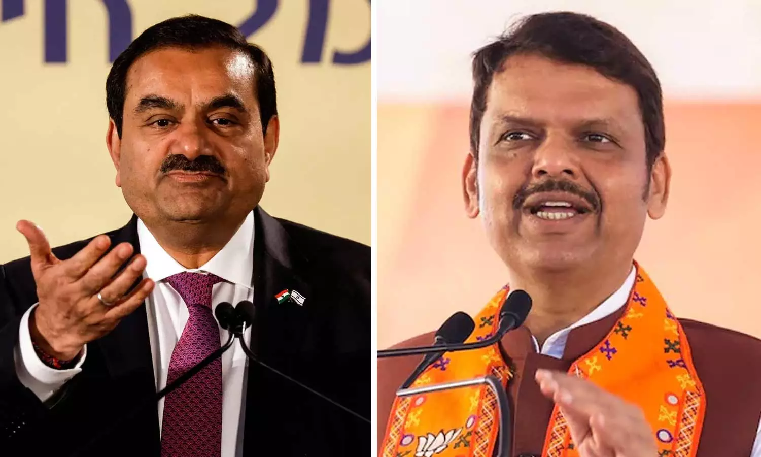 gautam adani and devendra fadnavis