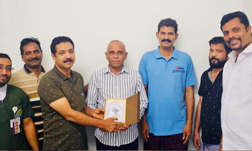 Riyadh Social Malayalee Cultural Society gave farewell to Krishnadas Chelakkara