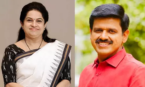 sandeep varrier and pathmaja venugopal