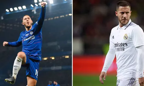 Hazard dominated England; A career that was blighted by injury at Royal