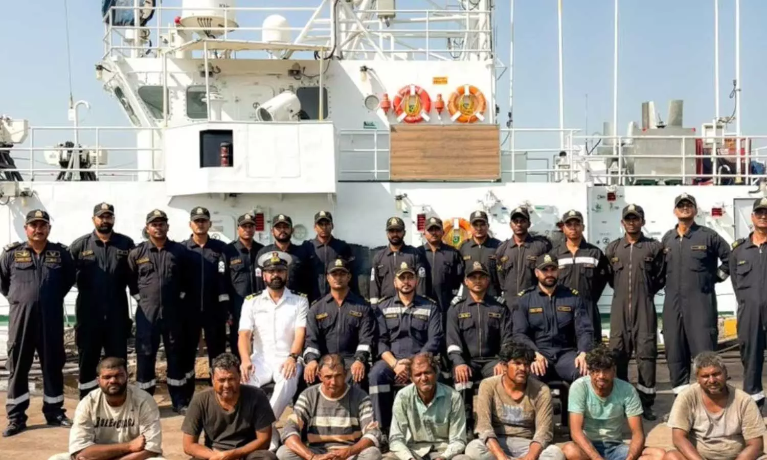 Indian Coast Guard rescues seven fishermen detained by Pakistan Maritime Agency
