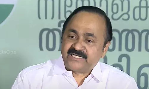 കെ. സുരേന്ദ്രനും മുഖ്യമന്ത്രിക്കും ഒരേ ശബ്ദമെന്ന് വി.ഡി സതീശൻ