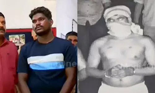 Kuruva gang member Santosh Selvan in police custody, Kuruva gang member Santosh Selvan in police custody,