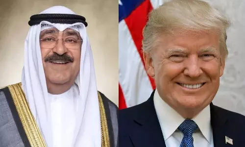 ട്രംപിനെ ഫോൺ വിളിച്ച് അഭിനന്ദിച്ച് കുവൈത്ത് അമീർ; പ്രാദേശിക, അന്തർദേശീയ വിഷയങ്ങളും ചർച്ച ചെയ്തു