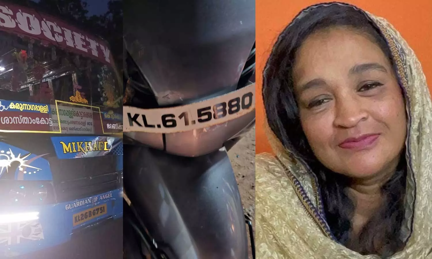 Woman dies after bus hits scooter in Karunagappally, Kollam, Suneera Beevi death, bus scooter accident in Karunagappally