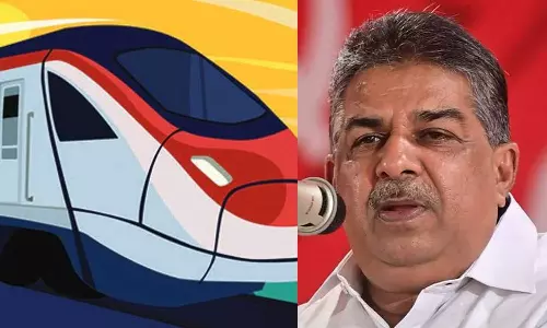 ചൈനയിൽ മണിക്കൂറിൽ 650 കി.മീറ്റർ വേഗതയിൽ പോകുന്ന ട്രെയിനുകൾ; ഇവിടെ കുറ്റി ഇടുന്നു, ഊരുന്നു-സജി ചെറിയാൻ