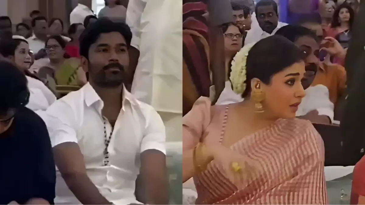 Nayanthara, Dhanush ignore each other