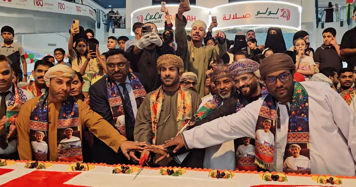 Oman National Day Celebration at Salalah Lulu Hyper Market