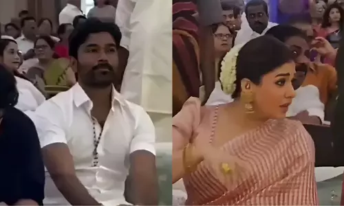 Nayanthara, Dhanush ignore each other