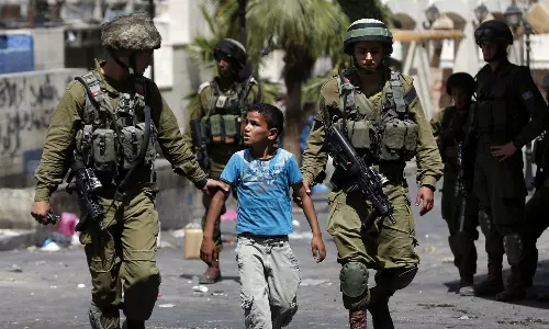 israel force killing child