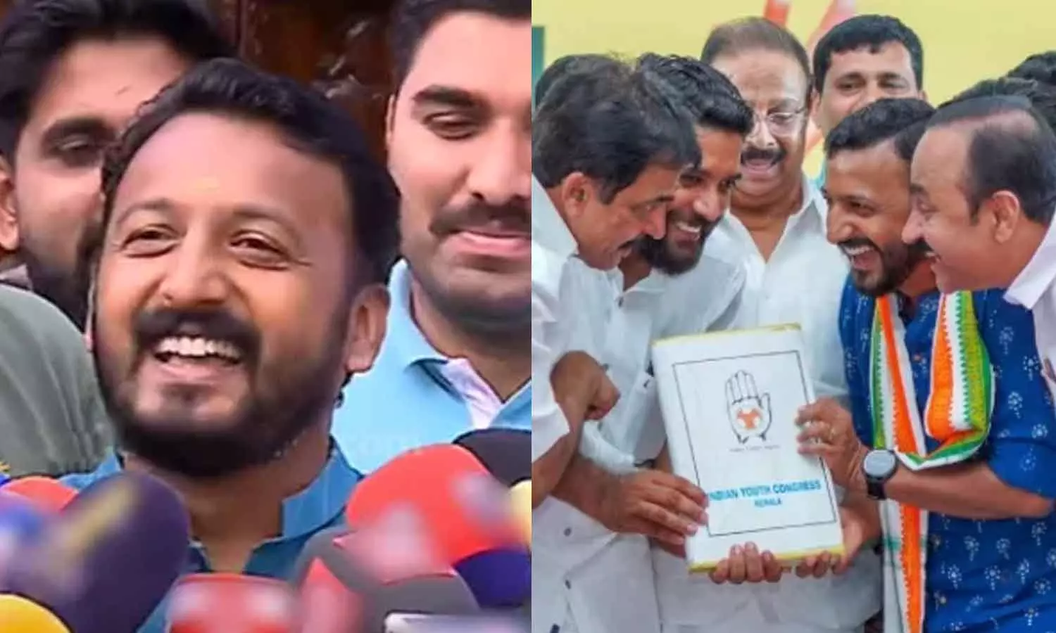 Rahul Mamkootathil reacts on Palakkad byelection win