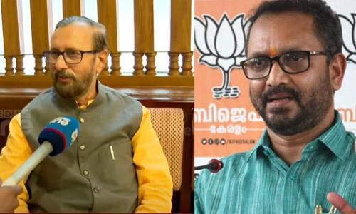 Prakash Javadekar vs K Surendran