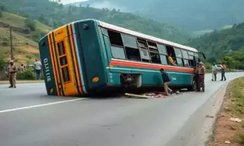 Six junior artists injured as bus carrying Kannada film Kantara artists overturns in Karnataka,  Jadkal, Udupi, Kantara accident,