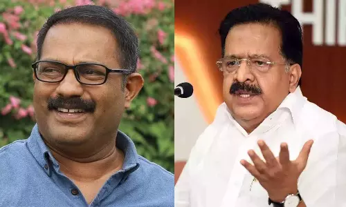 km shaji and ramesh chennithala