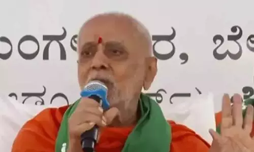 head of the Vishwa Vokkaliga Mahasamsthana Mutt, has expressed regret over his controversial statement head of the Vishwa Vokkaliga Mahasamsthana Mutt, has expressed regret over his controversial statement