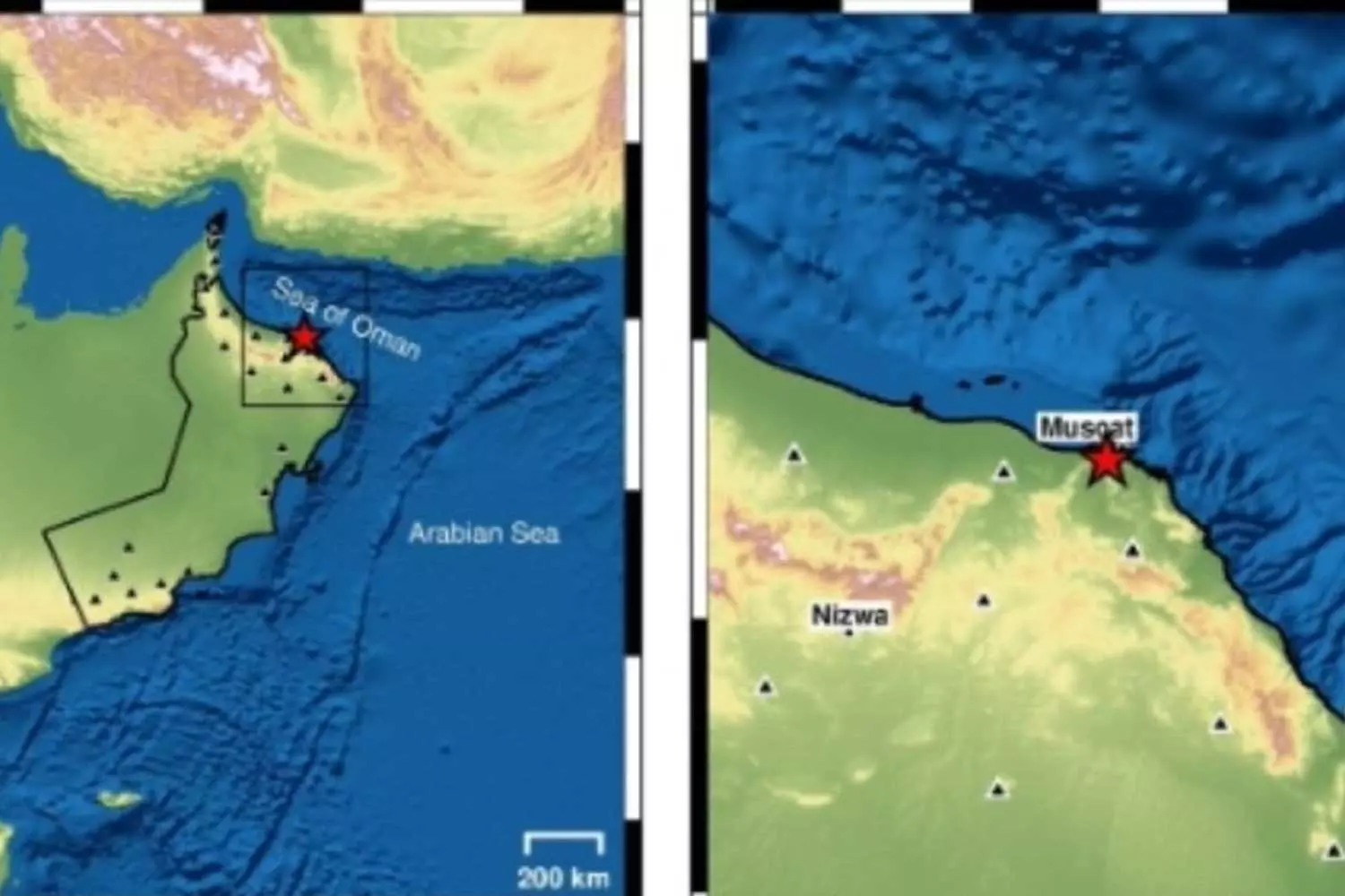 ഒമാനിലെ ആമിറാത്തിൽ നേരിയ ഭൂചലനം; റിക്ടർ സ്കെയിലിൽ 2.3 തീവ്രത രേഖപ്പെടുത്തി ഒമാനിലെ ആമിറാത്തിൽ നേരിയ ഭൂചലനം; റിക്ടർ സ്കെയിലിൽ 2.3 തീവ്രത രേഖപ്പെടുത്തി