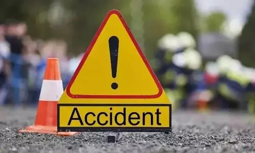 കോളജ് വിദ്യാർഥികളുമായി വിനോദയാത്രയ്ക്കെത്തിയ ബസ് മറിഞ്ഞ് അപകടം; മൂന്ന് പേർക്ക് പരിക്ക്