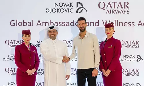 Novak Djokovic is Qatar Airways Global Brand Ambassador