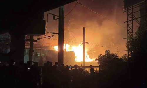 Fire in Eranakulam south and Nedumbassery