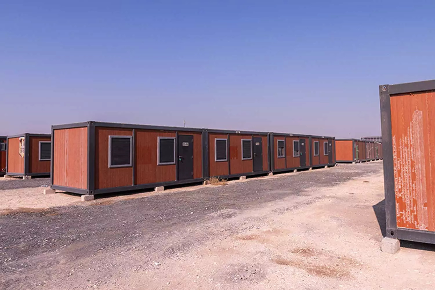 Cabins and artificial grass used for the World Cup up for auction