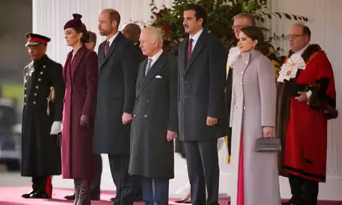 A warm welcome for the Emir of Qatar in Britain