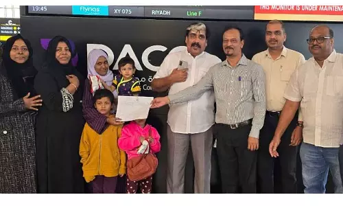 ഭർത്താവിനെ നാടുകടത്തിയതിനെ തുടർന്ന് ദുരിതത്തിലായ ശ്രീലങ്കൻ യുവതിയും കുടുംബവും നാട്ടിലേക്ക് മടങ്ങി