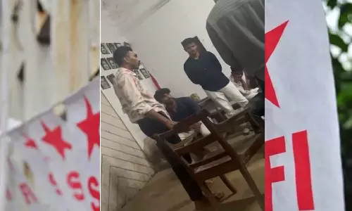 Complaint that SFI leaders beat up differently-abled student in University College