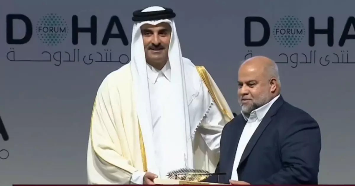 Qatar forum honors Palestinian journalist Wael Al-Dahdouh Qatar forum honors Palestinian journalist Wael Al-Dahdouh