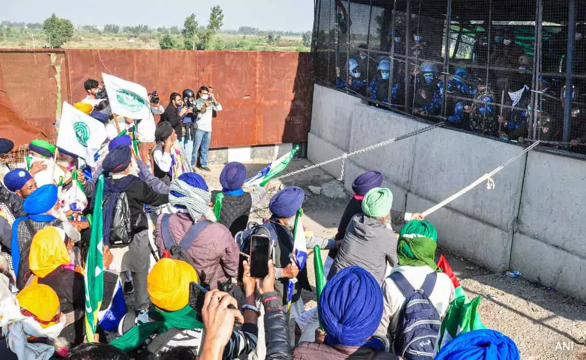 delhi chalo march, farmers protest,  ഡൽഹി ചലോ മാർച്ച്, ഹരിയാന, പഞ്ചാബ്