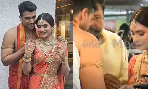 താരിണിക്ക് താലിചാർത്തി കാളിദാസ്; ഗുരുവായൂരിൽ മാംഗല്യം