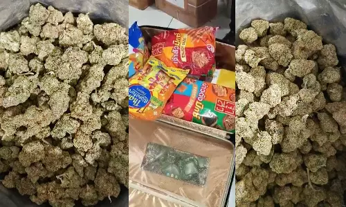 ട്രോളി ബാഗില്‍ നിറയെ മിഠായിപ്പൊതികള്‍; തുറന്നപ്പോള്‍ മൂന്നര കോടിയുടെ ഹൈബ്രിഡ് കഞ്ചാവ്! നെടുമ്പാശ്ശേരിയിൽ വീണ്ടും വന്‍ ലഹരി വേട്ട