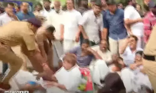 Youth league protest