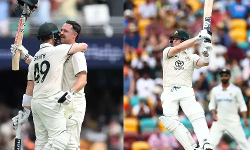 ഗാബയില്‍ സ്മിത്- ഹെഡ് ഷോ; ഓസീസിന് കൂറ്റന്‍ സ്കോര്‍