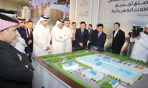 ഇലക്ട്രിക് ബസ് പ്ലാന്റിന് ശിലയിട്ട് ഖത്തർ; അടുത്ത വർഷം നിർമാണം പൂർത്തിയാക്കും