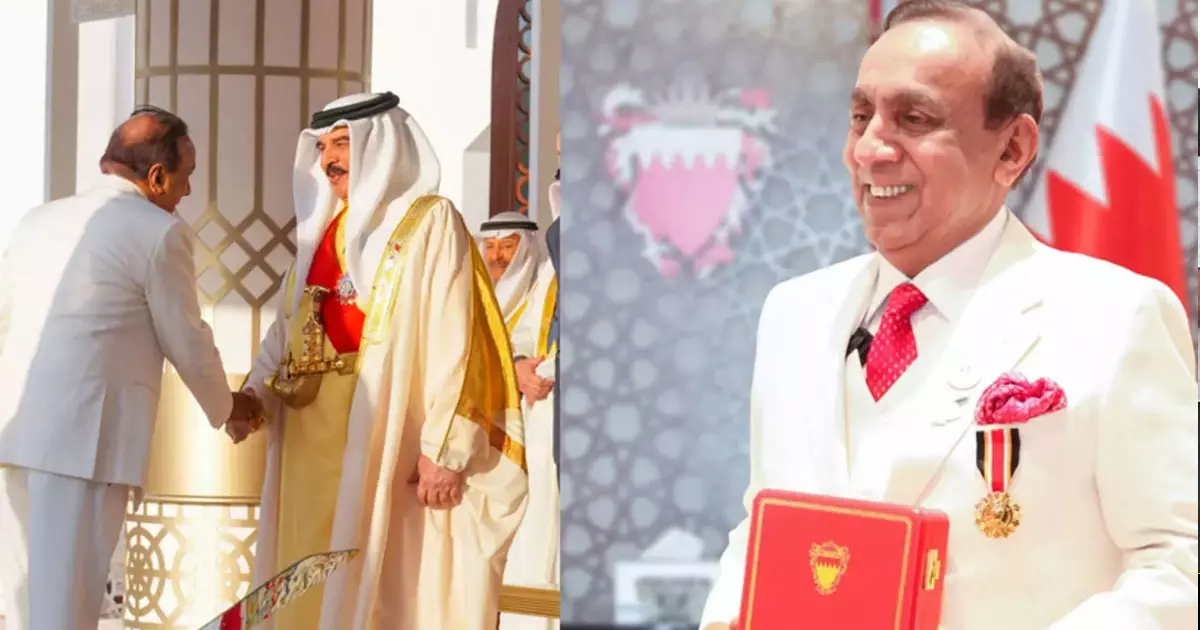 Bahrain First Class Efficiency Medal to Dr. Ravi Pillai Bahrain First Class Efficiency Medal to Dr. Ravi Pillai