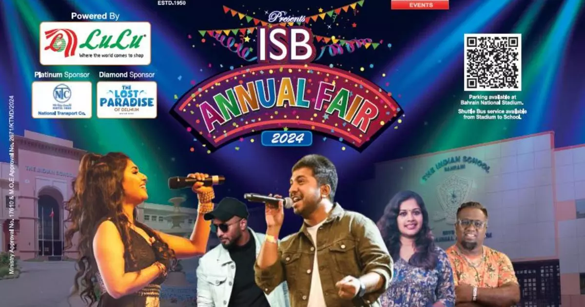 Bahrain Indian School Fair from Tomorrow