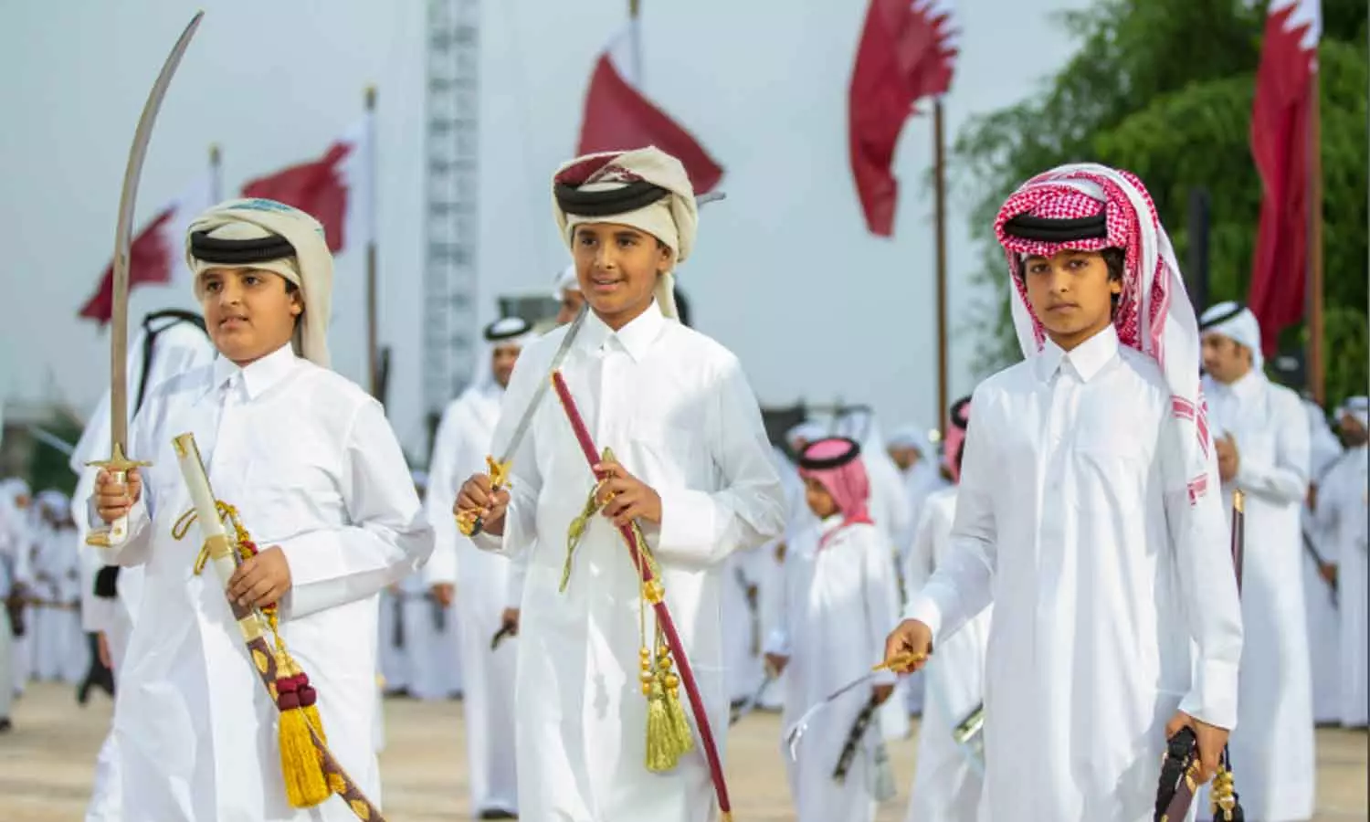 സമുചിതമായി ദേശീയദിനം ആഘോഷിച്ച് ഖത്തർ