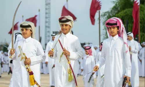 സമുചിതമായി ദേശീയദിനം ആഘോഷിച്ച് ഖത്തർ