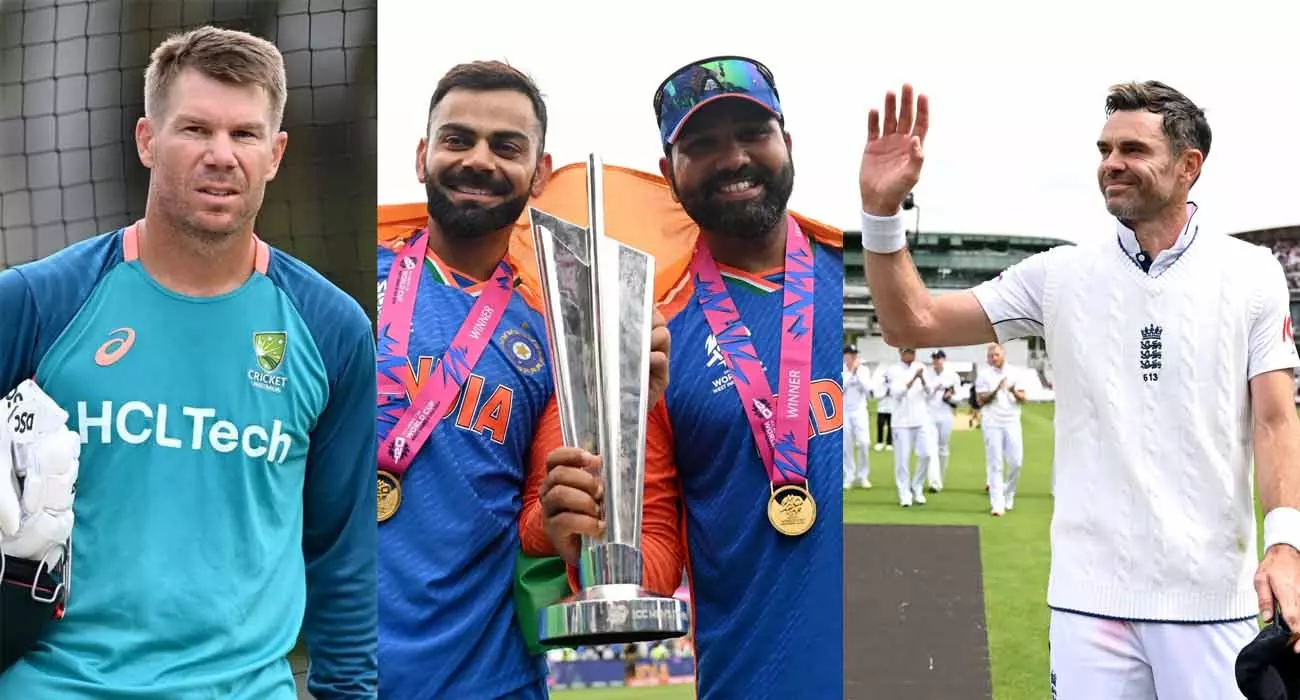 From Warner to Ashwin; A huge number of stars retired from cricket in 2024 From Warner to Ashwin; A huge number of stars retired from cricket in 2024